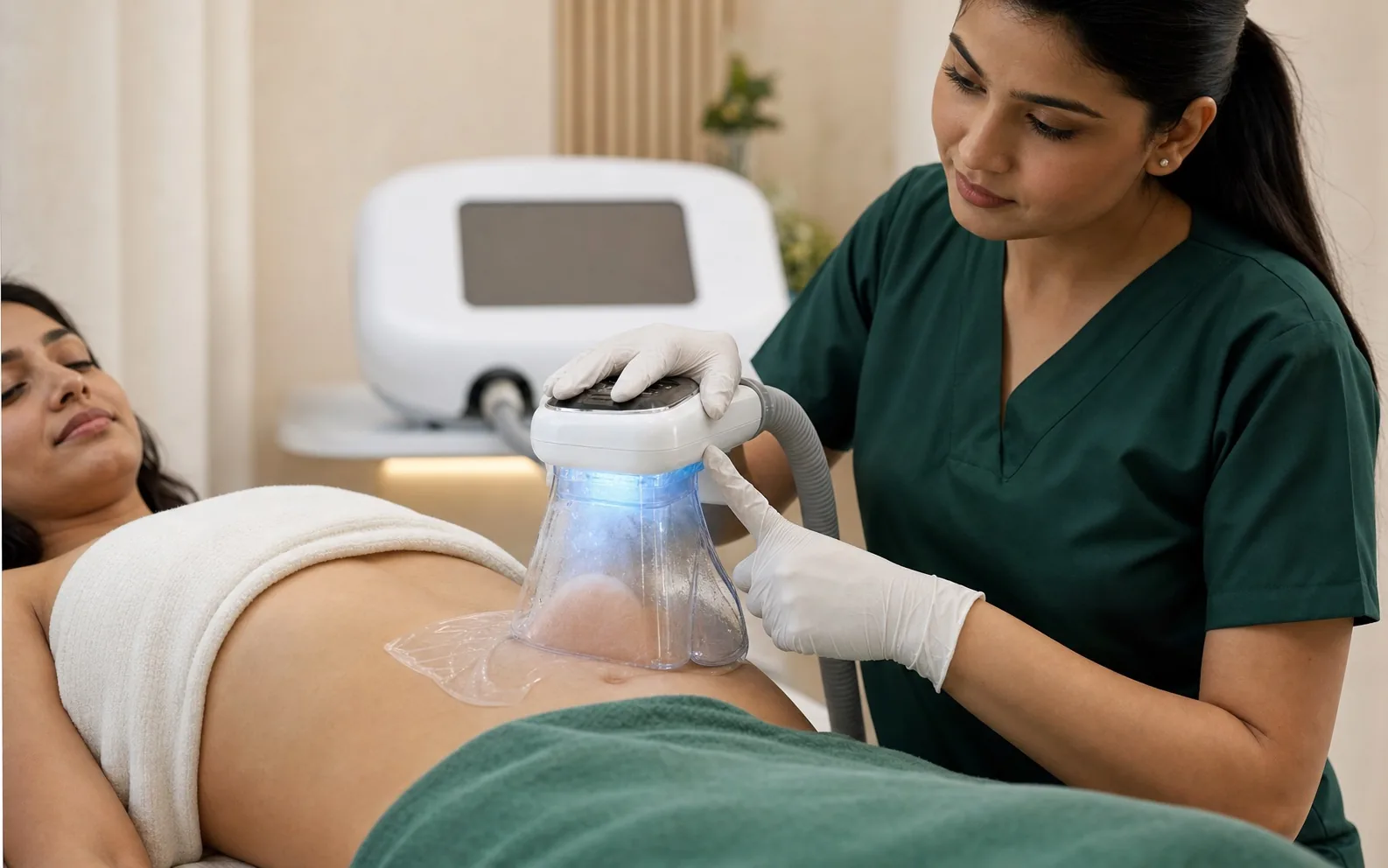 Cryolipolysis treatment at LIFE Clinic